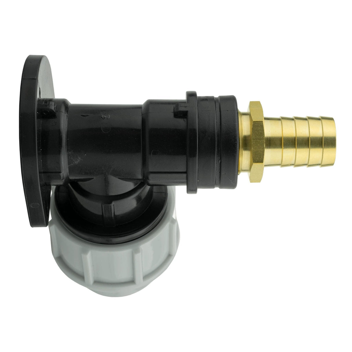 Wall Flange Kit 32mm MDPE + 19mm Brass Barb - Armstrong Cheshire