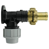 Wall Flange Kit 32mm MDPE + 25mm Barbed Geka Set - Armstrong Cheshire