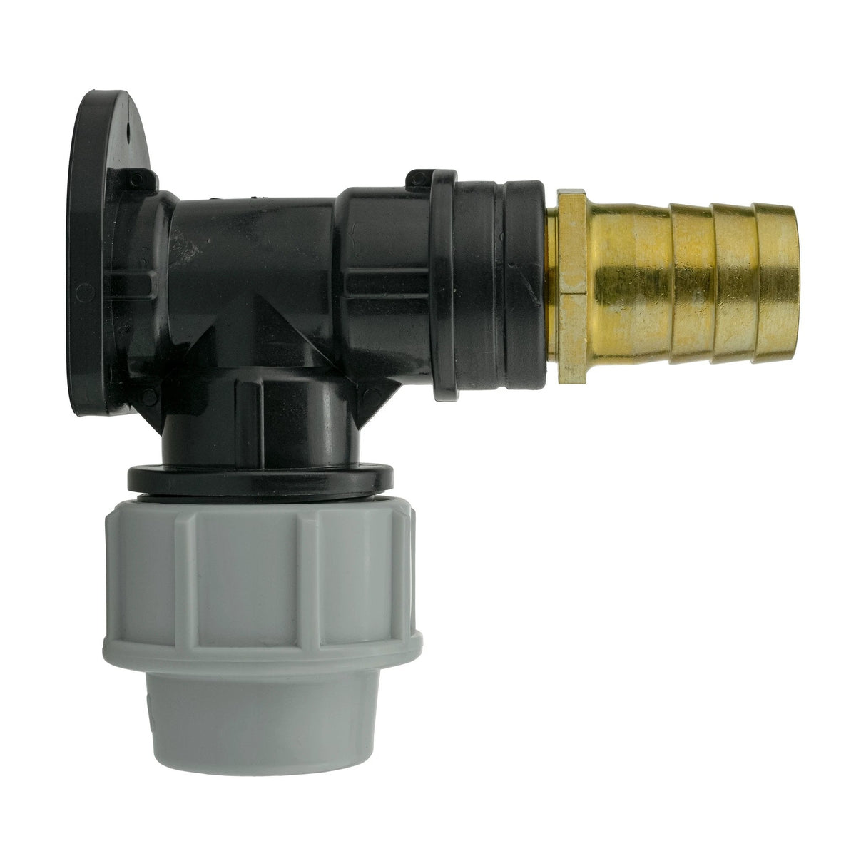 Wall Flange Kit 32mm MDPE + 25mm Brass Barb - Armstrong Cheshire
