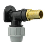 Wall Flange Kit 32mm MDPE + 25mm Brass Barb - Armstrong Cheshire