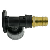 Wall Flange Kit 32mm MDPE + 25mm Brass Barb - Armstrong Cheshire