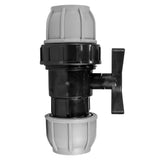 Wall Flange Kit 32mm MDPE + 32mm MDPE Valve - Armstrong Cheshire