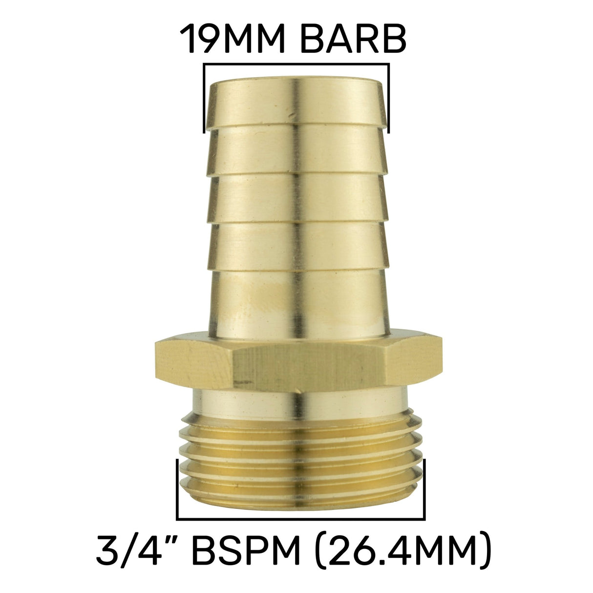 Wall Flange Kit 32mm MDPE + 32mm MDPE Valve + 19mm Brass Barb - Armstrong Cheshire