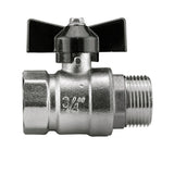 Wall Flange Kit 32mm MDPE + Bib Valve + Click Lock Male Lime - Armstrong Cheshire