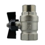 Wall Flange Kit 32mm MDPE + Bib Valve + Geka - Armstrong Cheshire