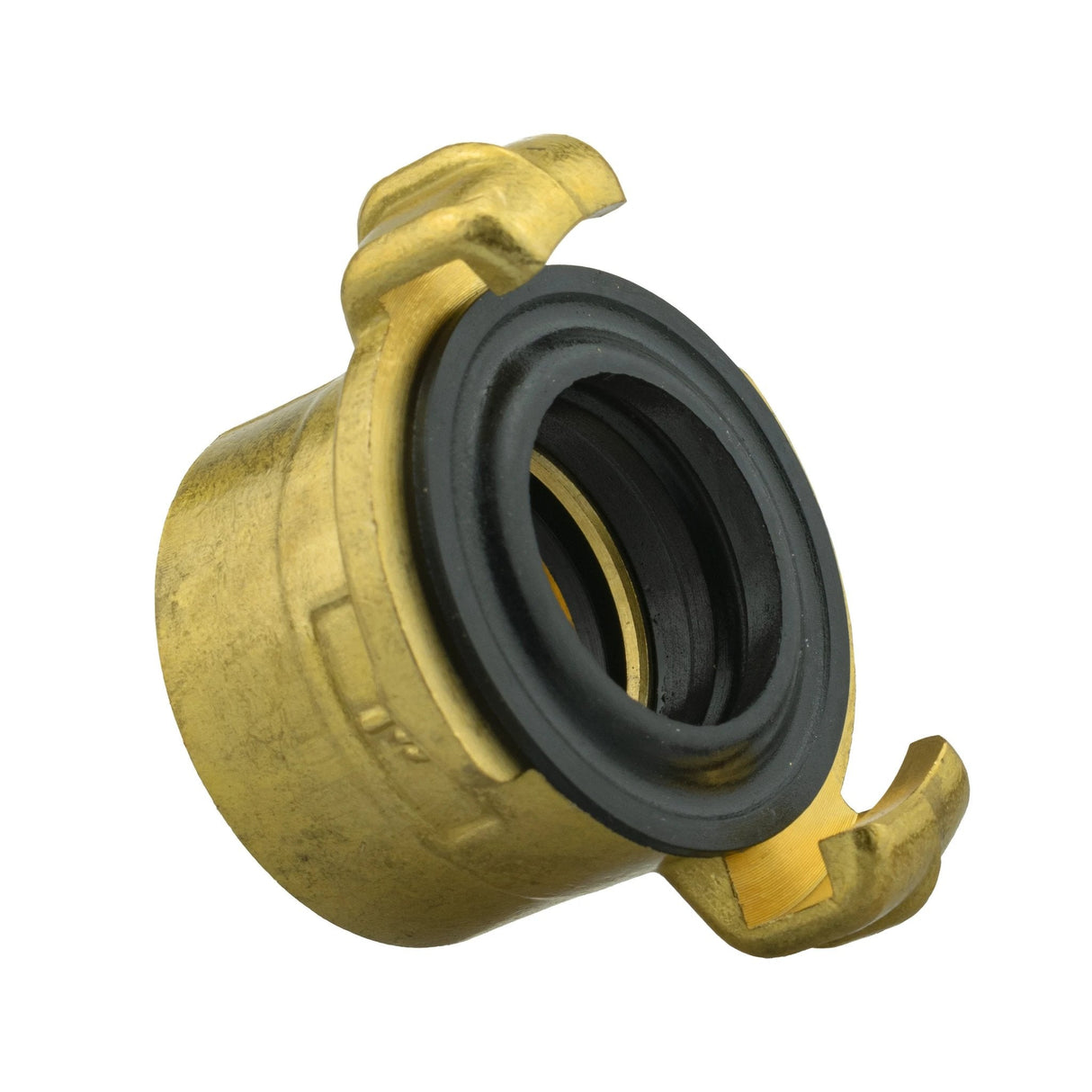 Wall Flange Kit 32mm MDPE + Brass Bib Tap with Geka Claw Outlet - Armstrong Cheshire