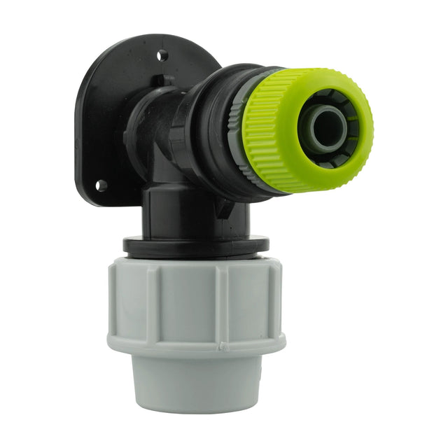 Wall Flange Kit 32mm MDPE + Direct Hose Connector - Armstrong Cheshire