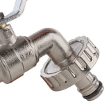 Wall Flange Kit 32mm MDPE + Quick Connect Lever Tap - Armstrong Cheshire