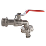 Wall Flange Kit 32mm MDPE + Quick Connect Lever Tap - Armstrong Cheshire