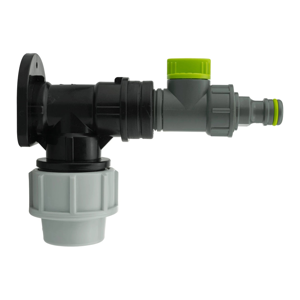 Wall Flange Kit 32mm MDPE + Quick Connector Valve - Armstrong Cheshire