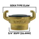 Wall Flange Kit 32mm MDPE + Valve + Geka - Armstrong Cheshire