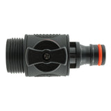 Wall Flange Kit 32mm MDPE + Valve with Male Quick Connector - Armstrong Cheshire