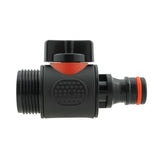 Wall Flange Kit 32mm MDPE + Valve with Male Quick Connector - Armstrong Cheshire