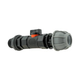 Water Butt Connector 3/4" BSP with In-Line BSPF Valve and 20mm MDPE Straight - Armstrong Cheshire