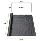 Weed Control Fabric Roll 50m2 100gsm by Spudulica