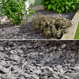 Welsh Blue Plum Crushed Slate Chippings 20mm by Dandy's Topsoil & Landscape Supplies
