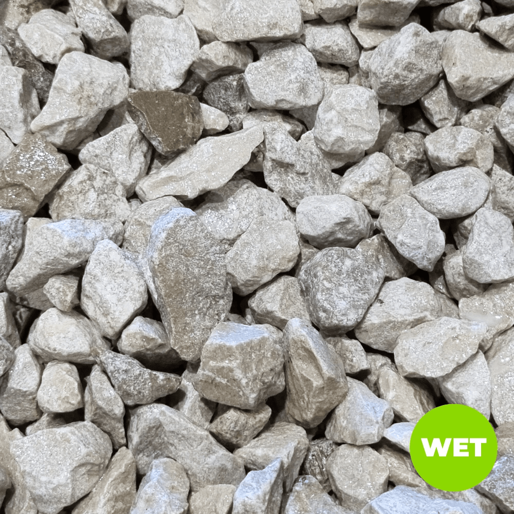 White Grey Limestone Gravel Chippings