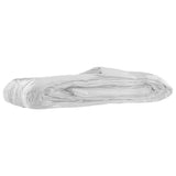 White M-Grade Tarpaulin with 10m of 6mm Bungee Rope and 10 x Slide Type Tarp Clips