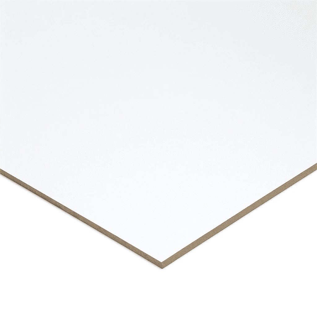 White MDF Board 3mm Thickness Pack of 2 Panels - Armstrong Cheshire