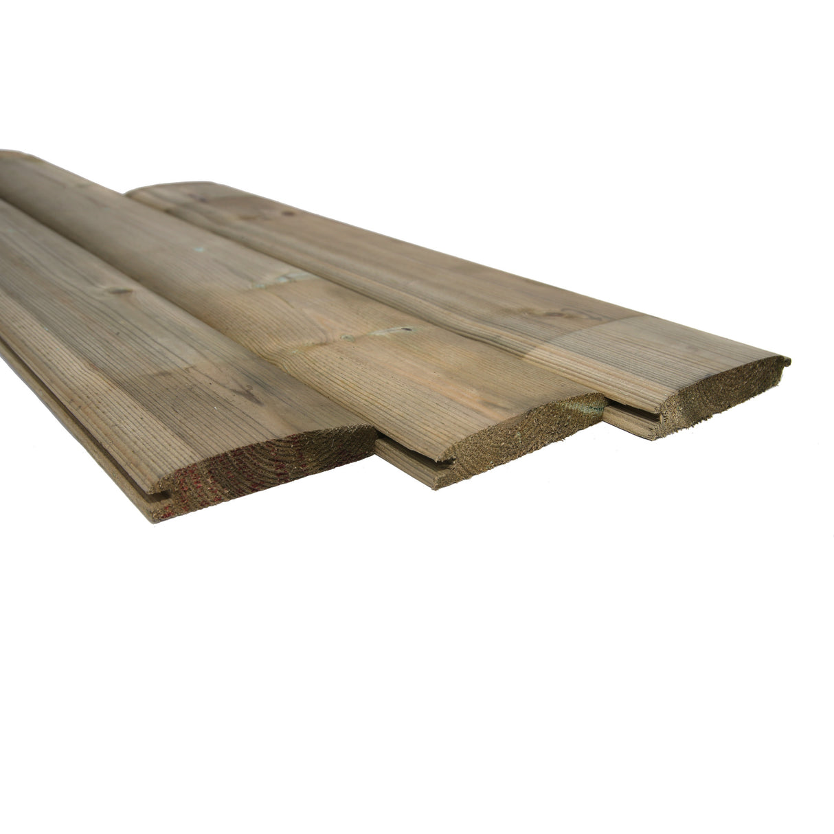 Tanalised LogLap Timber Cladding - 21mm x 88mm (3.5") Finished Size (6954570743987)