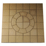 Chalice Circle Paving Patio Kit 2.7 x 2.7m Mellow Gold-Armstrong Supplies