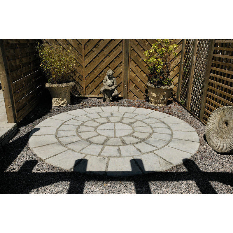 Patio Circle Kit Cathedral Paving 2.56m Barley-Landscaping-Bowland Stone-Armstrong Supplies 