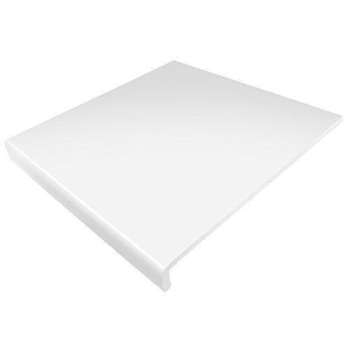 300mm White UPVC Window Board/Cill Cover 1.25m Long 9mm Thick Plastic Window Sill Capping