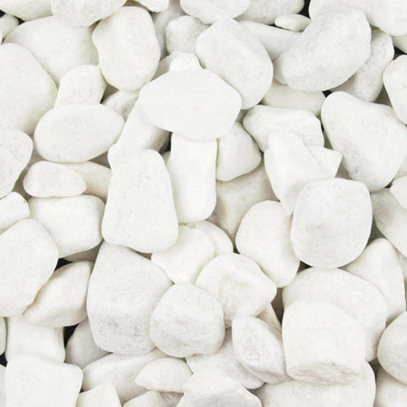 Polar White Pebbles 20-50mm (25 Maxi Bags)