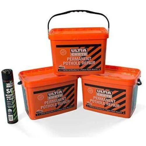 Asphalt Cold Lay Tarmac Black Pothole Repair Kit - Armstrong Cheshire