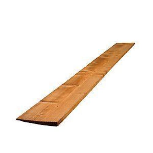Brown Treated Featheredge Timber Fence Boards 22mm x 125mm x 1650mm Pack of 10-Ashby Harrington-Armstrong Supplies (3905675821104)