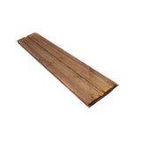 Brown Treated Wooden Shiplap Cladding 19mm x 125mm (5x3/4") - Armstrong Cheshire