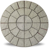 Patio Circle Kit Cathedral Paving 1.8m Weathered Moss