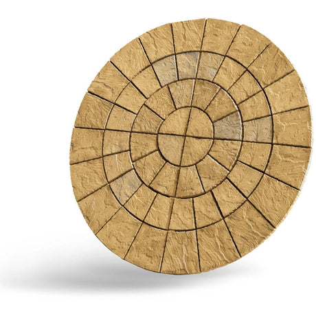 Cathedral Circle Concrete Paving Kit Barley 2.56m Diameter - Armstrong Cheshire