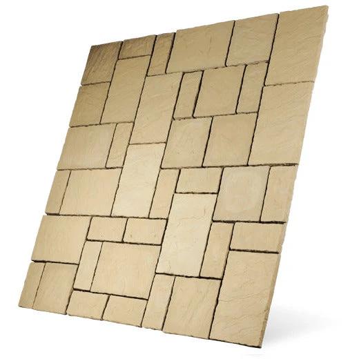 Cathedral Paving Patio Kit 5.76m2 Weathered York - Armstrong Cheshire