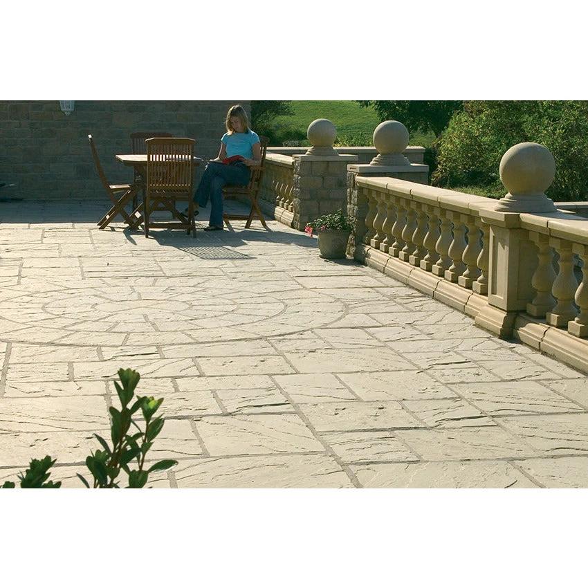 Cathedral Paving Patio Kit 7.29m2 Weathered York - Armstrong Cheshire