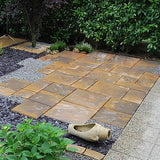 Chalice Concrete Paving Patio Kit 5.76m2 Honey Brown - Armstrong Cheshire