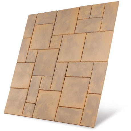 Chalice Paving Patio Kit 5.76m2 Honey Brown-Armstrong Supplies (2295139008560)