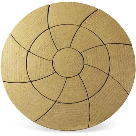 Cloister Catherine Concrete Wheel Paving Patio Kit 2.09m Barley - Armstrong Cheshire