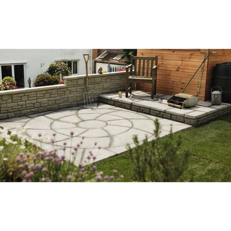 Cloister Catherine Wheel Paving Patio Kit 2.09m Barley-Landscaping-Bowland Stone-Armstrong Supplies (2295138910256)