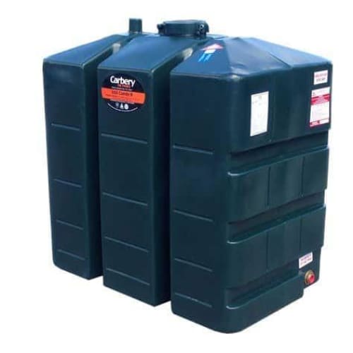 Compact Single Skin Plastic Heating Oil Tank Various Size & Capacity Options-Carbery Plastics-2500 Litre Vertical-Armstrong Supplies (4291906666632)