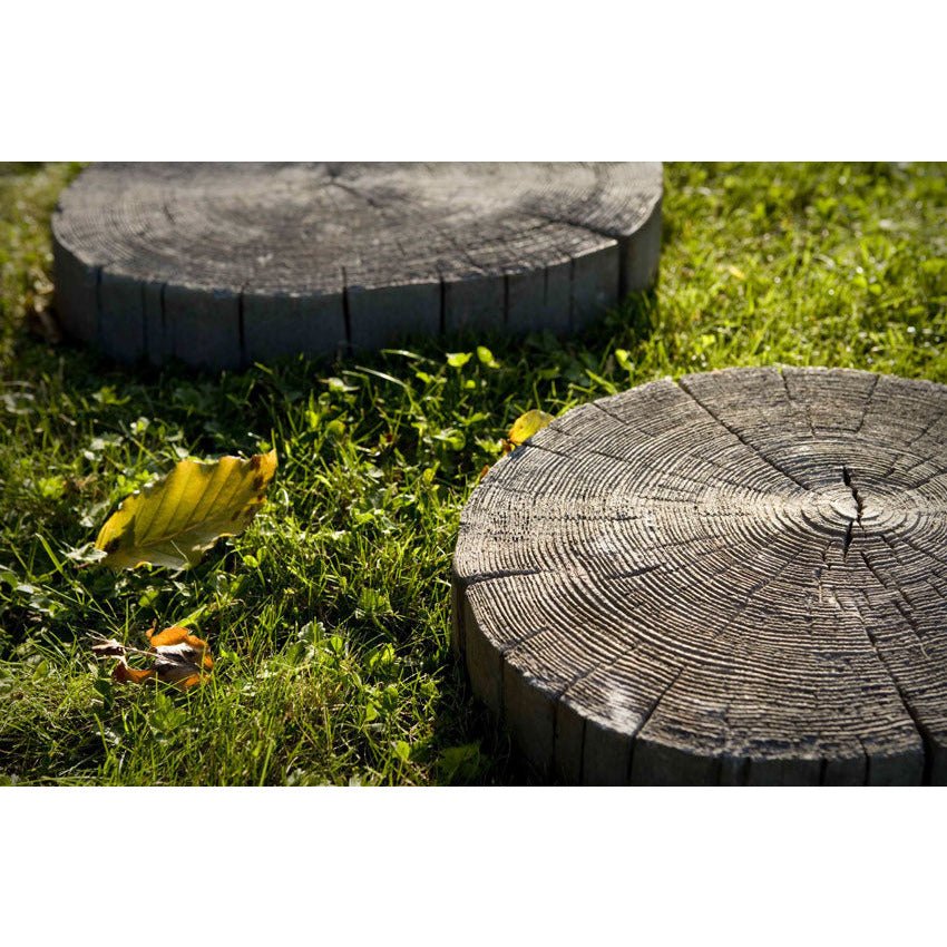 Driftwood Log Garden Stepping Stone 360mm Brown Oak - Pack of 20 - Armstrong Cheshire