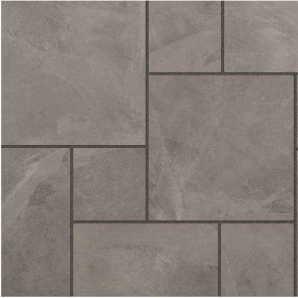Eden Slate Porcelain Patio Pack Paving Slabs, 144 Pieces 21.54m2