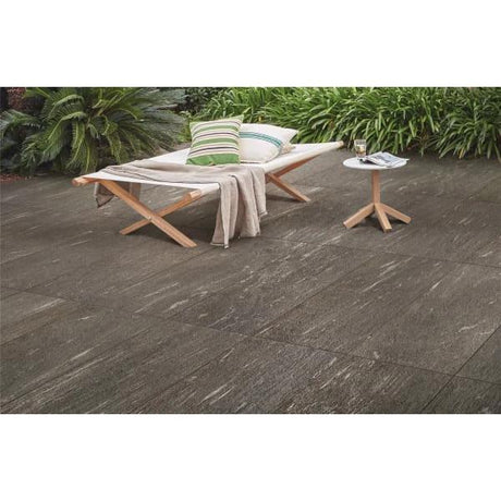 Elegante Quartz Porcelain Patio Paving Slabs, 1200 x 400 x 20 mm - Armstrong Cheshire