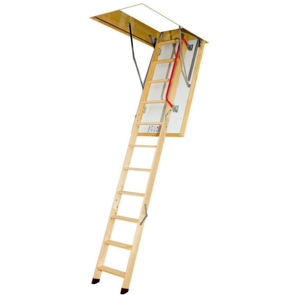 Fakro LTK Energy 4 Section Wooden Loft Ladder 2.8m Length - 60cm x 100cm-Loft Ladders-Fakro-Armstrong Supplies (4179732660360)