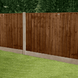 Feather Edge Fencing Boards Pressure Treated Brown 125mm - Armstrong Cheshire