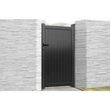 Flat Top Metal Side Gate with Vertical Infill (5636551704739)