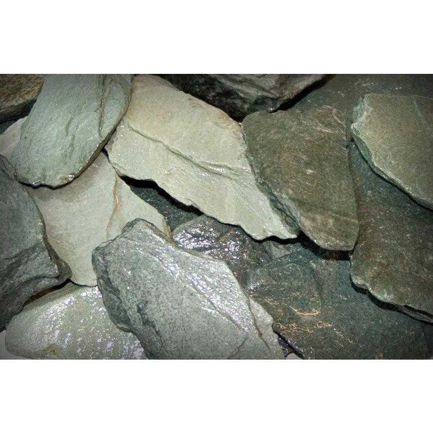Green Slate Chippings Bulk Bag 40mm - Armstrong Cheshire