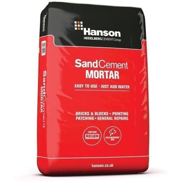 Hanson Sand & Cement Mortar Plastic Bag 20kg (5393867473059)