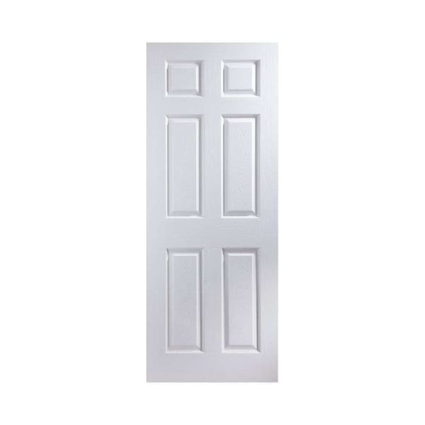 Internal White Moulded 6 Panel Fire Door FD30 1981 x762 x 44 mm-Armstrong Supplies (2181114888240)