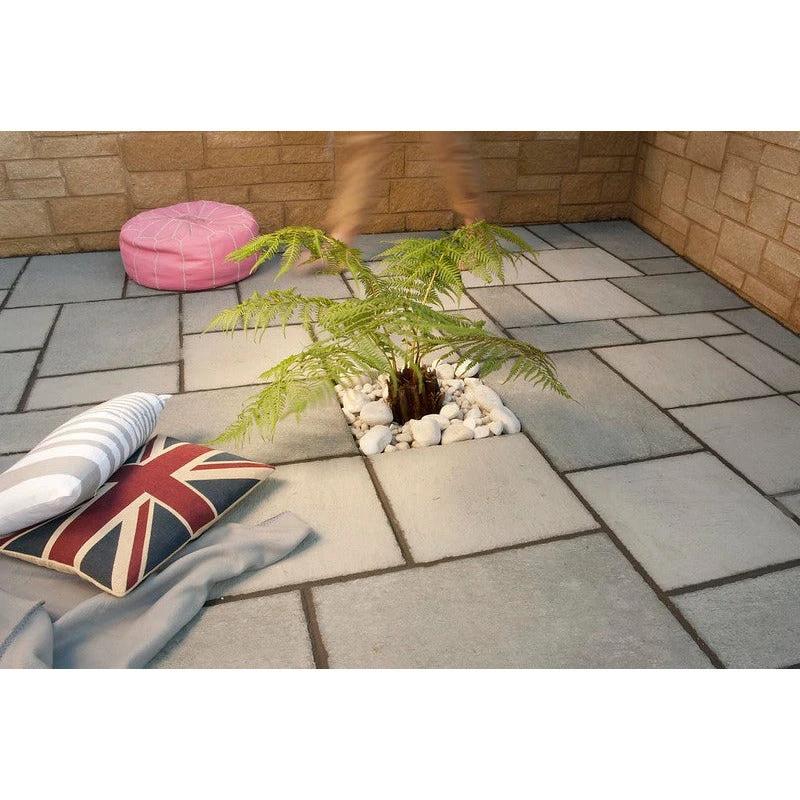Lakeland Concrete Paving Patio Kit - 5.76m2 Cumbrian Slate - Armstrong Cheshire
